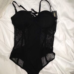 Bebe corset bodysuit